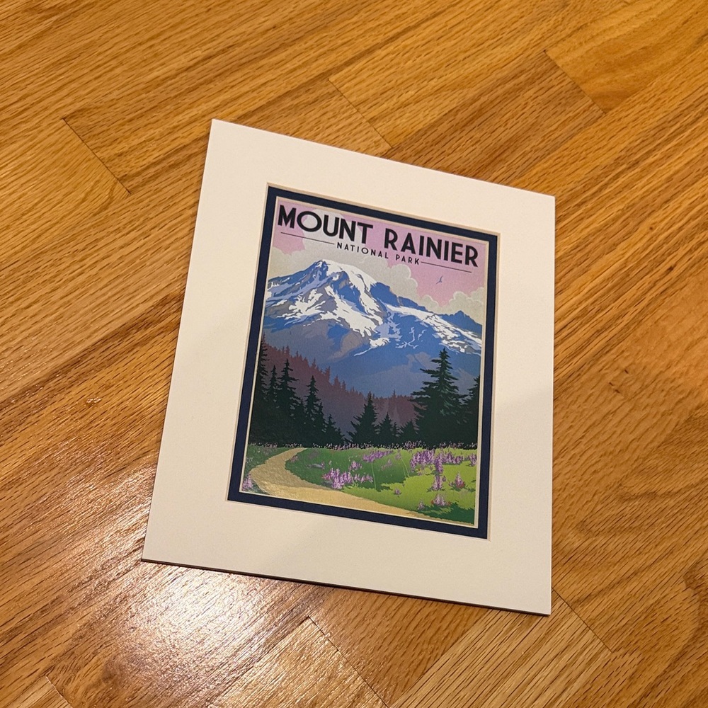 Mount Rainier National Park Art Print